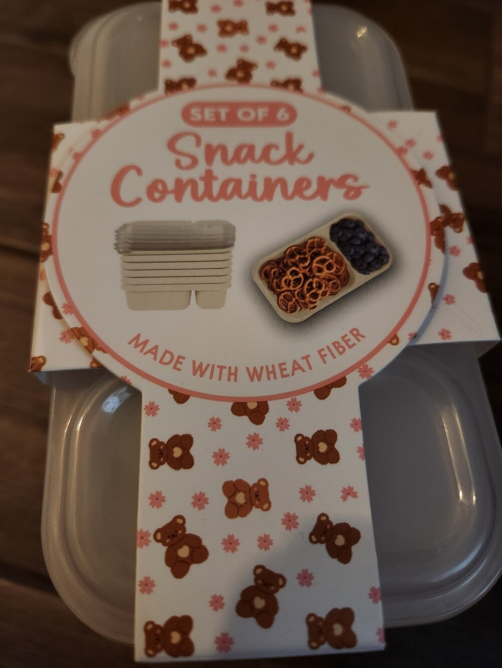 Stackable White Speckled Meal Prep Container Set